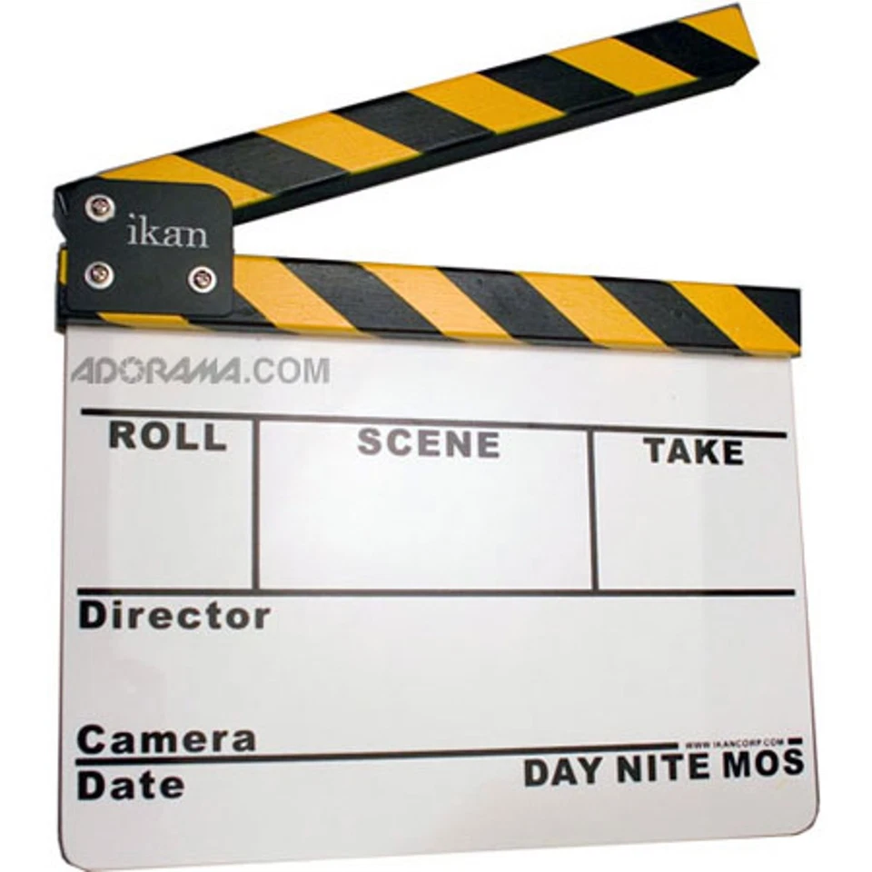 Ikan Production Clapper Slate 9 дюймов x 11 дюймов - Изображение 1 из 1