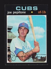 1971 TOPPS #90  Joe Pepitone  CHICAGO CUBS  EX-MINT  A