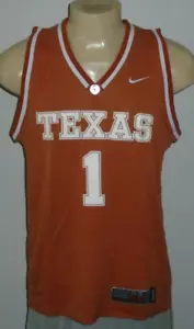 Camiseta deportiva de baloncesto Texas Longhorns #1 Nike Elite naranja quemado NCAA para hombre grande - Imagen 1 de 8