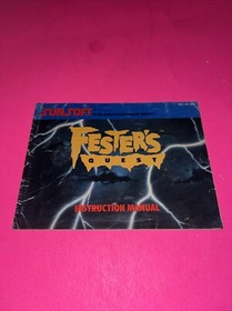 Nintendo NES Fester's Quest Manuale Istruzioni SOLO Libretto