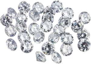HPHT 2mm Round Cut D VVS Melee Small Loose Lab Grown Diamond - Picture 1 of 4