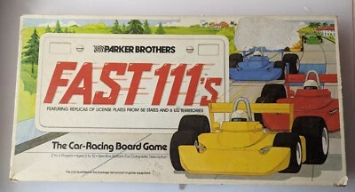 Vintage 1981 Fast 111’s Board Game The Car Racing Board Game By Parker Brothers - Image 1 of 4