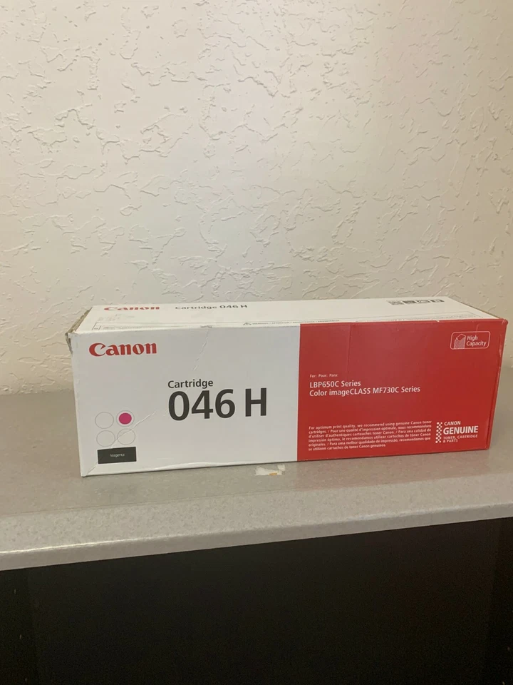 OEM RETAIL Canon CRG 046H Toner Cartridge Magenta 1252C001 High Yield - Image 1 of 1