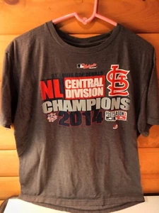 St Louis Cardinals 2014 NL Central Division Champions T-Shirt Größe Large - Bild 1 von 10