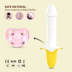 Banana Vibrator Wand Massage Handheld USB Toy For Women IPX7 Waterproof - Picture 1 of 9