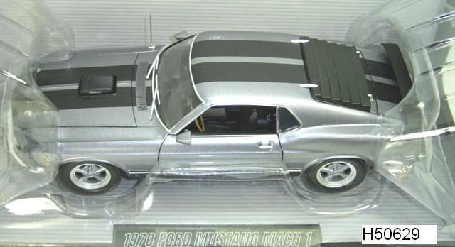 1970 FORD MUSTANG MACH 1 CUSTOM GUN METAL GRAY by HIGHWAY 61 RARE 1 OF 600 MADE  - Image 1 of 1