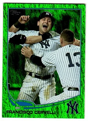 2013 Topps #552 Francisco Cervelli Emerald Foil - Image 1 of 2