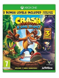 Crash Bandicoot N Sane Trilogy Xbox One Brand New Factory Sealed 3 games - Picture 1 of 7