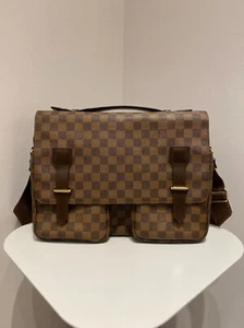 LOUIS VUITTON Authentic Broadway Damier Shoulder Bag canvas HX0058 - Picture 1 of 11