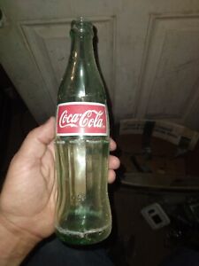 1996 Mexican Made in Mexico Coke Coca-Cola Refresco EMPTY Glass Bottle 355ml.