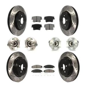 For Dodge Charger Front Rear Hub Bearing Coated Disc Brake Rotor Pads KBB-111016 - Picture 1 of 18