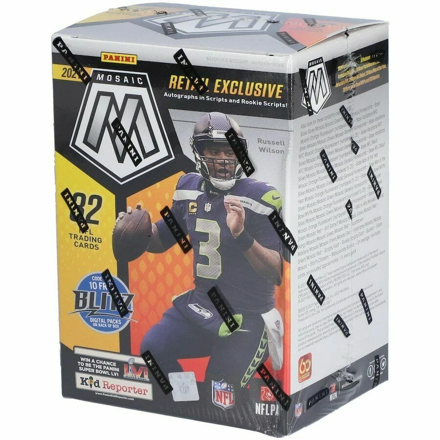 2021 Mosaic Nfl Football Blaster Fanatics Exclusive 32 Cards New Panini