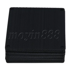 50 x Cuttable Black PVC PC Fan Dust Filter Dustproof Case Computer Mesh 80mm - Zdjęcie 1 z 6