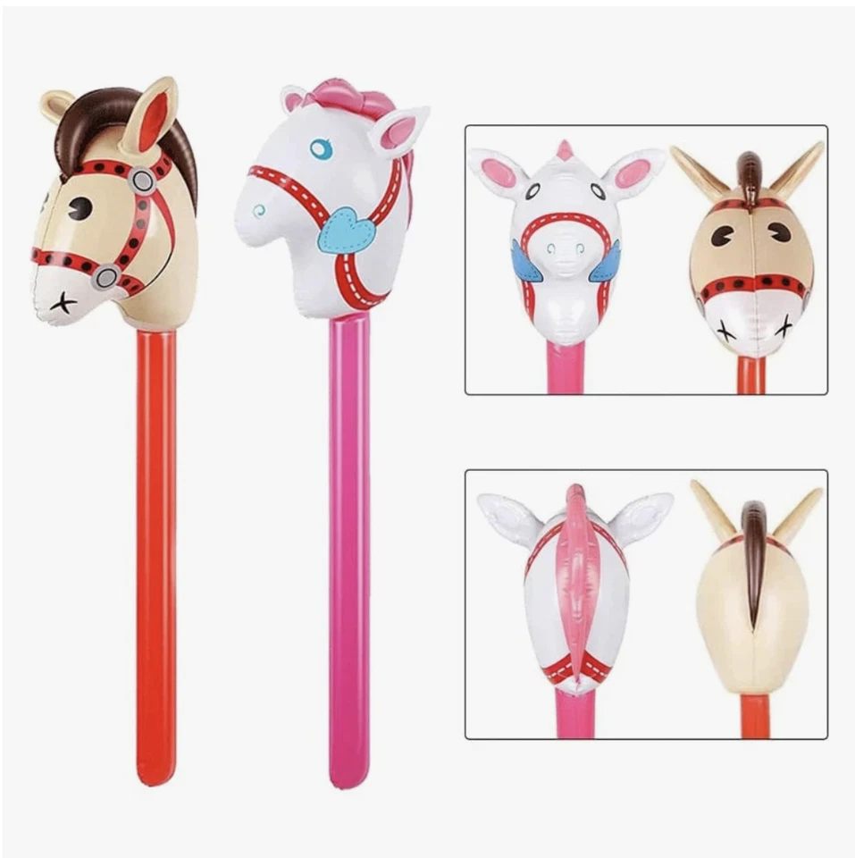 NOVA CABEÇA DE CAVALO INFLÁVEL HOBBY IDEAL PARA VEADOS/DESPEDIDAS DE SOLTEIRO, FESTAS VERMELHO OU ROSA - Imagem 1 de 1