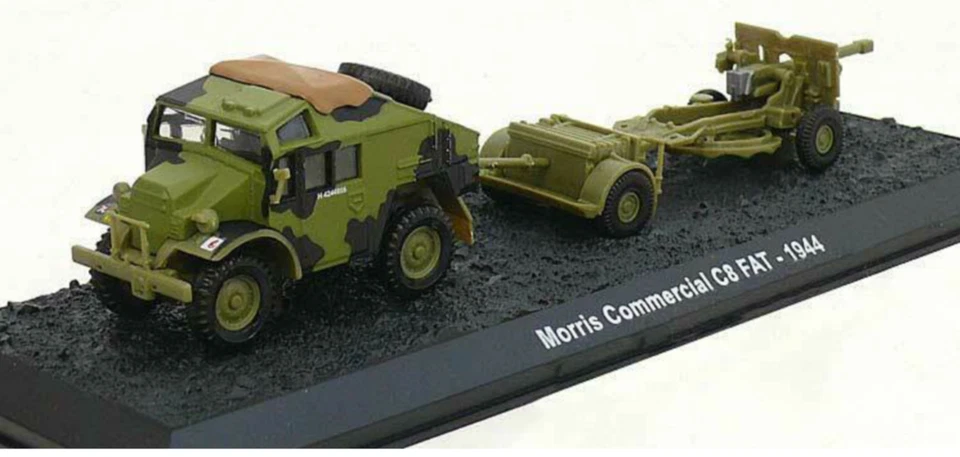 Morris Commercial C8 FAT + 25pdr howitzer 1:72  Amercom - Image 1 of 4