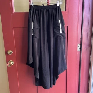 IC by Connie K Cargo Lantern Harem Pants Avant Garde Lagenlook Gorpcore-Large - Picture 1 of 7