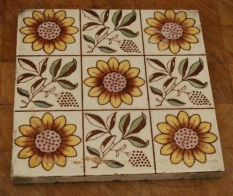 lovely morris style english victorian period tile arts and crafts Cover