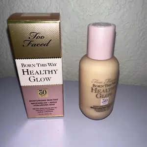 Too Faced PORCELAIN Born This Way Healthy Glow Moisturizing Skin Tint Foundation - Picture 1 of 7