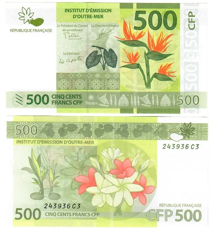 French Polynesia 500 Francs 2014 (2019) UNC Tahiti Franc CFP Cover