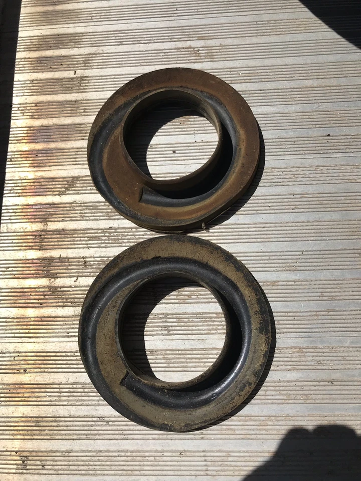 1970-up AMC Javelin AMX Gremlin Front Upper Coil Spring Rubber Seat Cushions Pr - Image 1 of 1