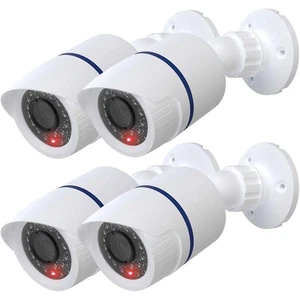 Dummy Fake Simulated Surveillance Security CCTV Dome Camera Indoor Outdoor wi... - Picture 1 of 8