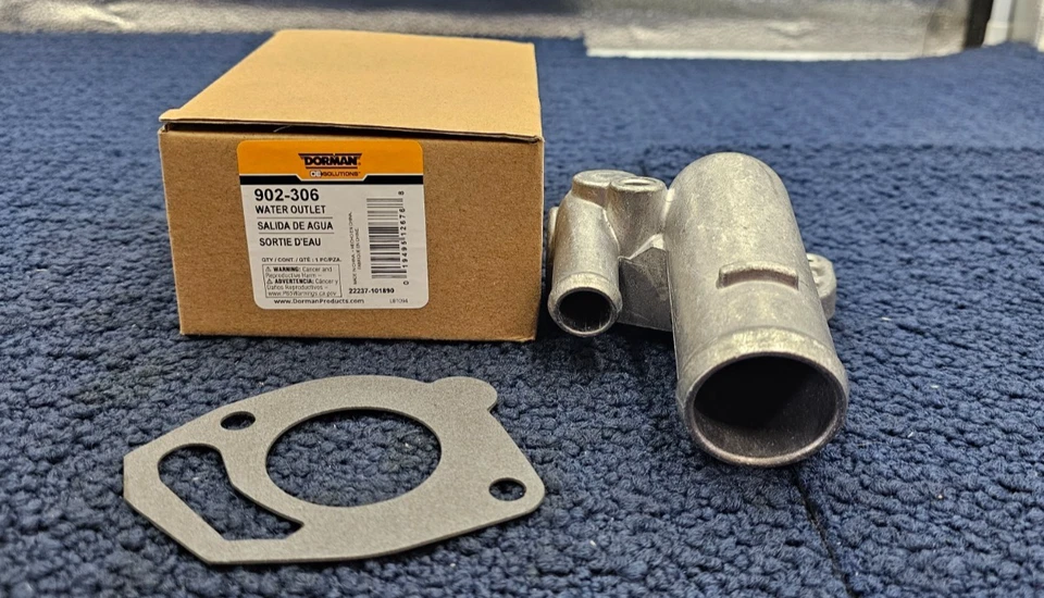 Корпус термостата Dorman 902-306 подходит для Jeep Grand Cherokee 1993-2004 годов выпуска - Изображение 1 из 4