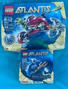 2 neue Lego Sets Atlantis 64 Teile Wreck Raider #8507 & 13 Teile Manta Warrior #8073 - Bild 1 von 6