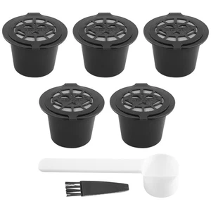 5 Cápsulas Reutilizables Cápsula Café Rellenable con Nesp6207 - Imagen 1 de 8