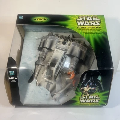 Star Wars POTJ Luke Skywalker’s Snowspeeder New MISB 2001 Hasbro - Image 1 of 4