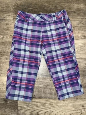 Pantalones de golf Oakley Capri para mujer TALLA 2 GOLF ALBATROS ELÁSTICOS A CUADROS 28x17 Foto 1 de 4