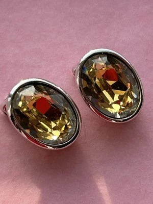 Pendientes de cristal vintage Christian Dior con clip. Foto 1 de 4
