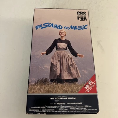 The Sound Of Music (VHS,1965, 2-Tape Set) Rare CBS FOX Musical Brand - Image 1 of 3