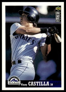 1997 Collector's Choice Vinny Castilla Colorado Rockies #95 - Picture 1 of 2