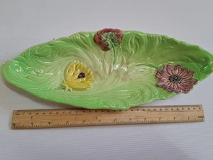 Staffordshire England Shorter And Sons Long Serving Dish Floral Leaf Design... - Picture 1 of 8