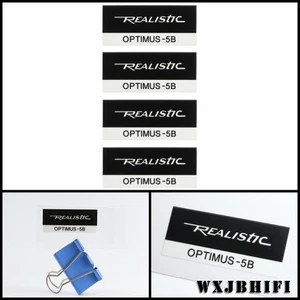 Realistic Optimus 5B waterproof Sticker logo badge 48mm(1.88")X20mm(0.78") - Picture 1 of 12