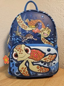 Loungefly Duuude! Squirt Finding Nemo Mini Backpack Three Little Migos Exclusive - Picture 1 of 4
