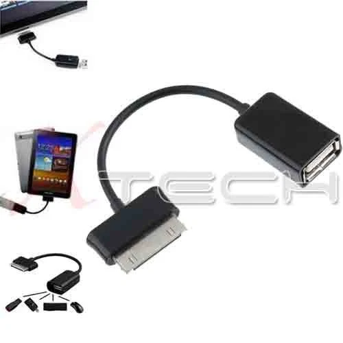 TECHGEAR 30 Pin to Female USB Adapter OTG Cable for Samsung Galaxy Tab 2 7.0" 10.1"