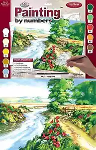 POPPY FIELD FLOWERS REMEMBRANCE PAINTING LARGE ADULT A3 PAINT BY NUMBERS PAL13 - Picture 1 of 3