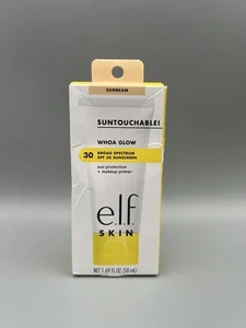 ELF SUNTOUCHABLE! WHOA GLOW SPF 30 SUNSCREEN MAKEUP PRIMER SUNBEAM ~ EXP 03/2025 - Picture 1 of 5