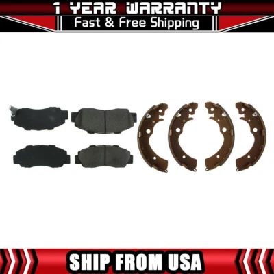 Juego de 2 pastillas de freno y zapatas de freno metálicas delanteras traseras centradas para Honda CR-V Foto 1 de 4