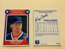 Roger Clemens 1990 All American Baseball Team #8 Of 24 NRMT To Nrmt/mint
