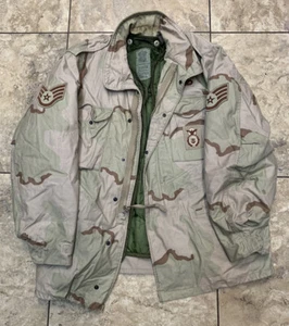 Desert Camouflage Cold Weather Field Coat Large Long Class 3 8415-01-325-6447 M3 - Picture 1 of 4