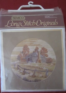 SEMCO LONGSTITCH KIT ~SUMMER SOLITUDE~ # 3097 COMPLETE-OPENED/UNWORKED-FREE POST - Picture 1 of 2