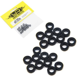 NEW Yeah Racing YA-0395BK Alum M3 Flat Washer 2mm 20pcs BLK FREE US SHIP - Picture 1 of 1