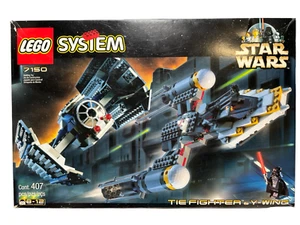 LEGO STAR WARS 7150 TIE FIGHTER AND Y-WING 1999 OPEN BOX 100% COMPLETE - Picture 1 of 16