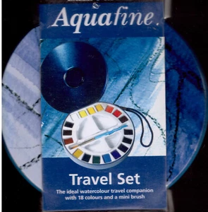 Daler Rowney Aquafine Travel Set NEW 18 colours - Picture 1 of 1
