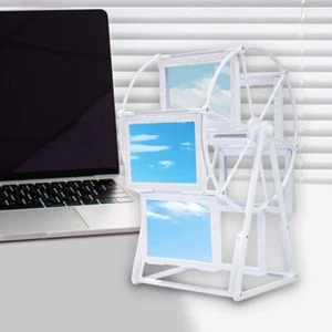 Lightweight Ferris Wheel Photo Holder Unique Design DIY Picture Frame Desktop - Picture 1 of 6