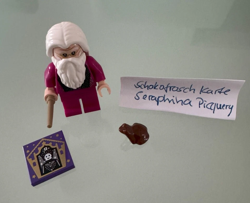 Lego Albus Dumbledore mit Wizard Serophina Picquery + Schokofrosch - Bild 1 von 1