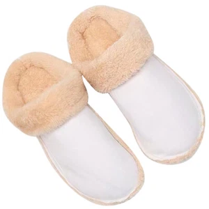 Velvet Lined Shoe Covers Slipper Insoles Replacement Women Woman Baby - Picture 1 of 12