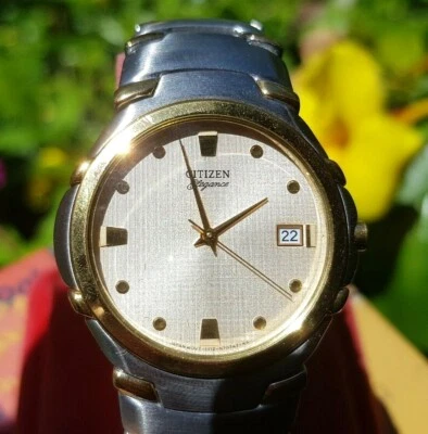 Citizen Elegance Signature Men’s Watch - Two Tone - Deployment Clasp - image 1 of 4
